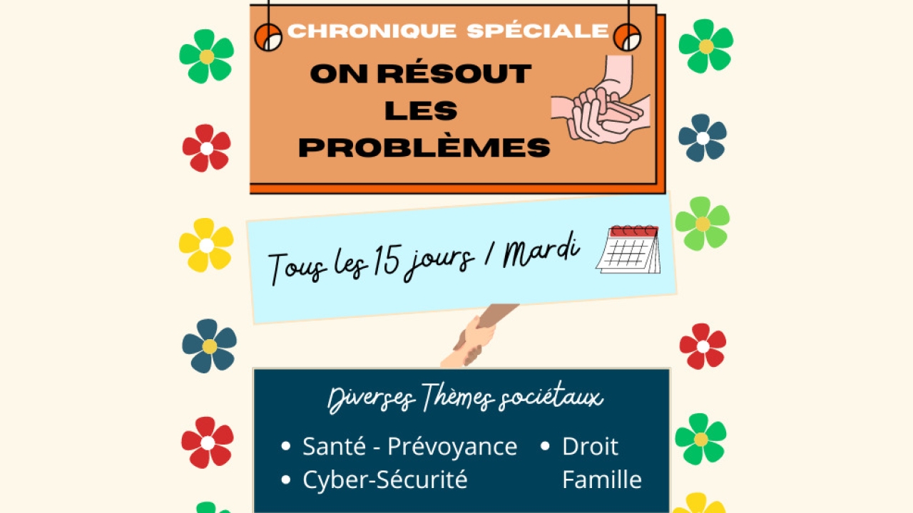 Chronique " On résout les problèmes"